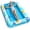 Ocean Aqua, variant on Inflatable Tanning Pool Lounger Float - 4 in 1 Sun Tan Tub Sunbathing Pool Lounge Raft Floatie Water Filled Tanning Bed Mat Pad for Adult Blow Up Pool