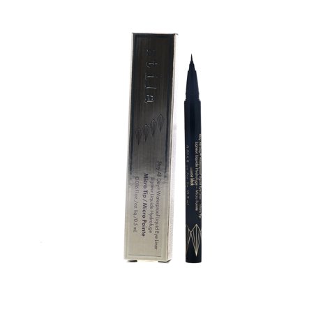 Stila Stay All Day Waterproof Liquid Eye Liner - Intense Black 0.016 oz (Pack of 2)