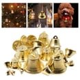 thumbnail image 6 of Bells, 100 Pieces Colorful Bells for Crafts, Mixed Size Small , Metal Craft Bells for Holiday Home Decoration, 6 of 10