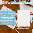 thumbnail image 2 of Papel para Acuarela TINSKY 150 Hojas 8.5x11 pulgadas 230gsm Cold Press, 2 of 7