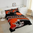 thumbnail image 4 of Erosebridal American Football Comforter Sets,Sport Theme Comforters & Duvets,Ball Game Decor(Cincinnati),Reversible,Breathable,2pcs, 4 of 8