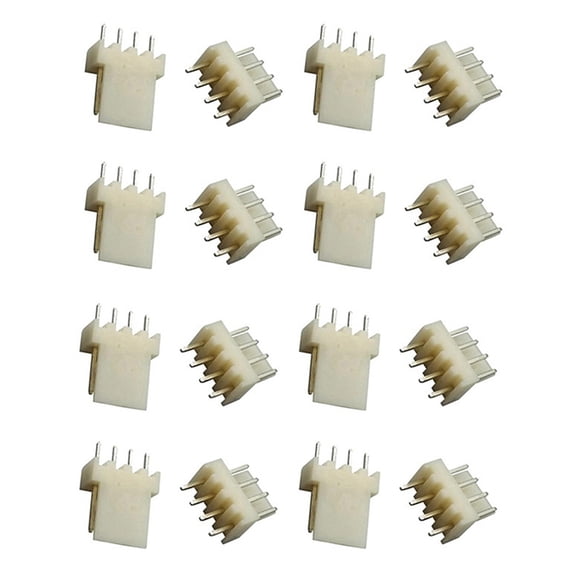 200Pcs KF2510 Connector 2.54MM PITCH Male Pin Header 4Pin Fan Connector for ASIC Miner Antminer S9 Z9 Z15 L3 DR3 T2T A9
