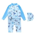 thumbnail image 4 of ibiyuan 3T Boy Swimsuit Set Kids Buoyancy Swimsuit Boys' And Girls' Swimsuit Swimsuit Surfing Buoyancy Swimsuit (4 8 Years),5-6 Years, 4 of 4