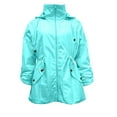 thumbnail image 5 of qucoqpe Raincoat Women Lightweight Waterproof Rain Jackets Packable Outdoor Hooded Windbreaker on Clearance, 5 of 5
