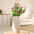 thumbnail image 6 of Maintenance Free Artificial Outdoor Flower Shrubs For Garden Porch Or Patio, No Water Or Trimming Required, Realistic Lifelike Plastic Green Grass Display, Easy Install Decorative Accent, 6 of 9