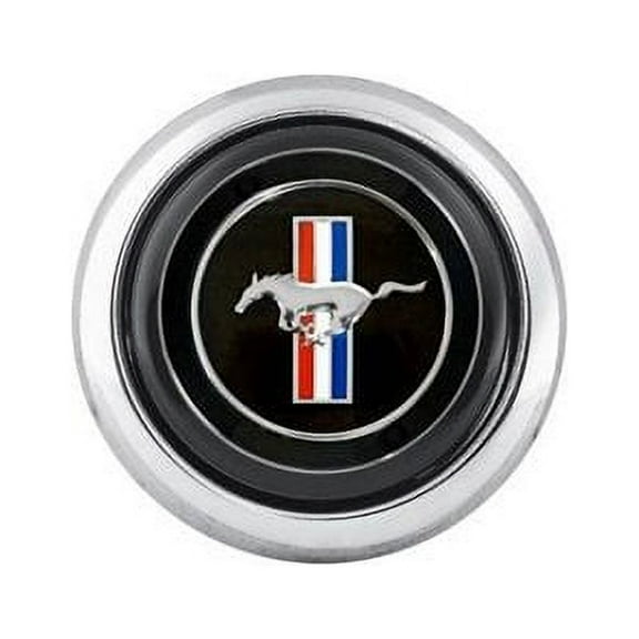 Scott Drake S7MS-3623-MG CS500 Running Pony & Tri-Bar Horn Button Assembly