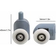 thumbnail image 2 of Shower Door Roller Shower Door Roller Shower Door Rollers Single Shower Door Rollers Includes 4 Upper Rollers 4 Lower Rollers for Bathroom Shower Enclosure, 2 of 5