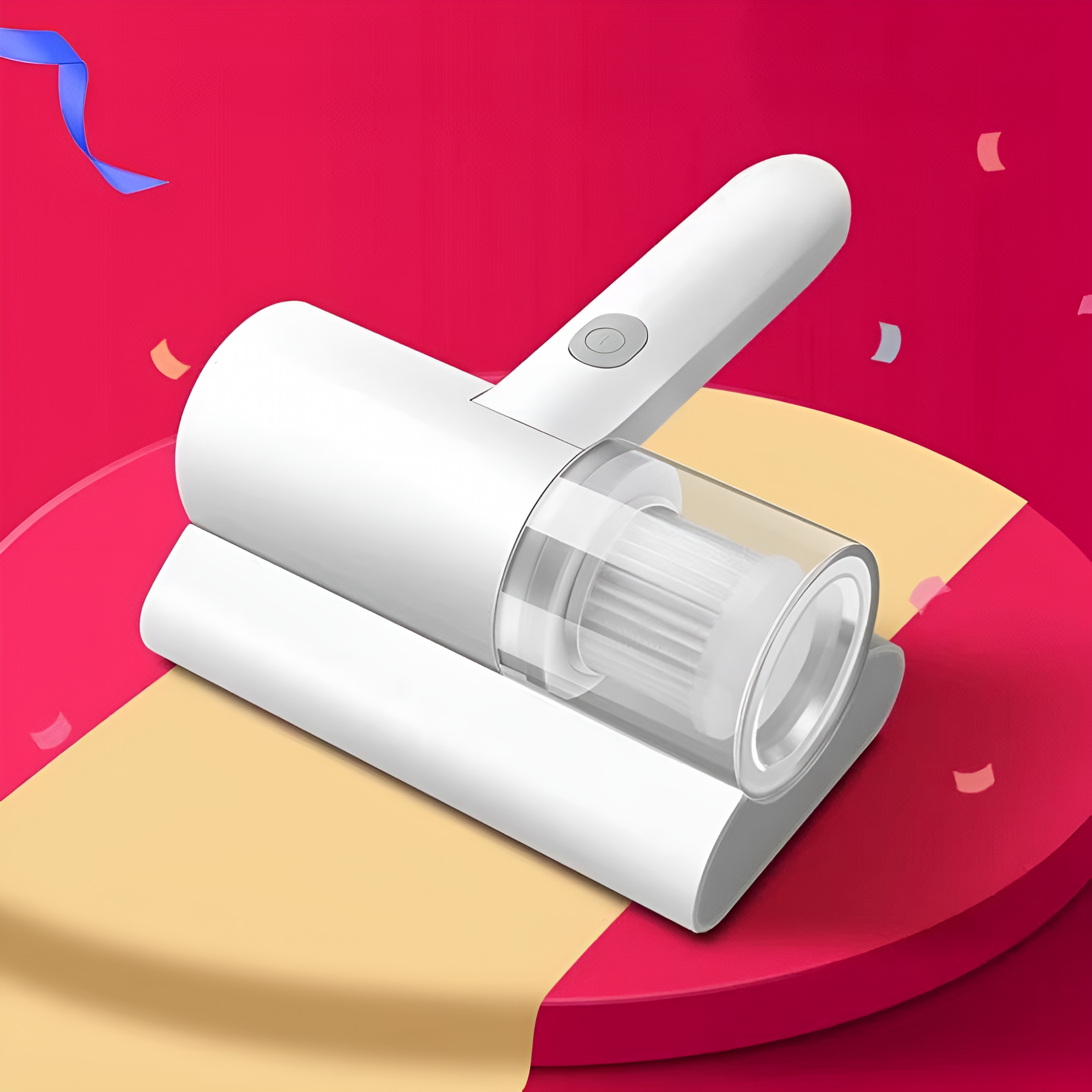 ACDANC Handheld Mattress Vacuum Cleaner with UV Sanitizing Mite Remover Cleaning Machine Dust Vacuum Remover Cleaning Machine for Bed Mattress Pillow Sofa Carpets Couch