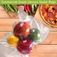 thumbnail image 4 of VacYaYa 200 Quart Size 8 x 12 Inch Vacuum Sealer Freezer Storage Machine Bags for Food,Vac Seal a Meal Bags with BPA Free Sous Vide Vaccume Seal Safe, 4 of 7