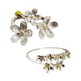 thumbnail image 1 of Set of 2 Purple  Adjustable Open Rings Engagement Rings Y2K Adjustable Rings Alloy Material Aesthetic Jewelry FGS, 1 of 7