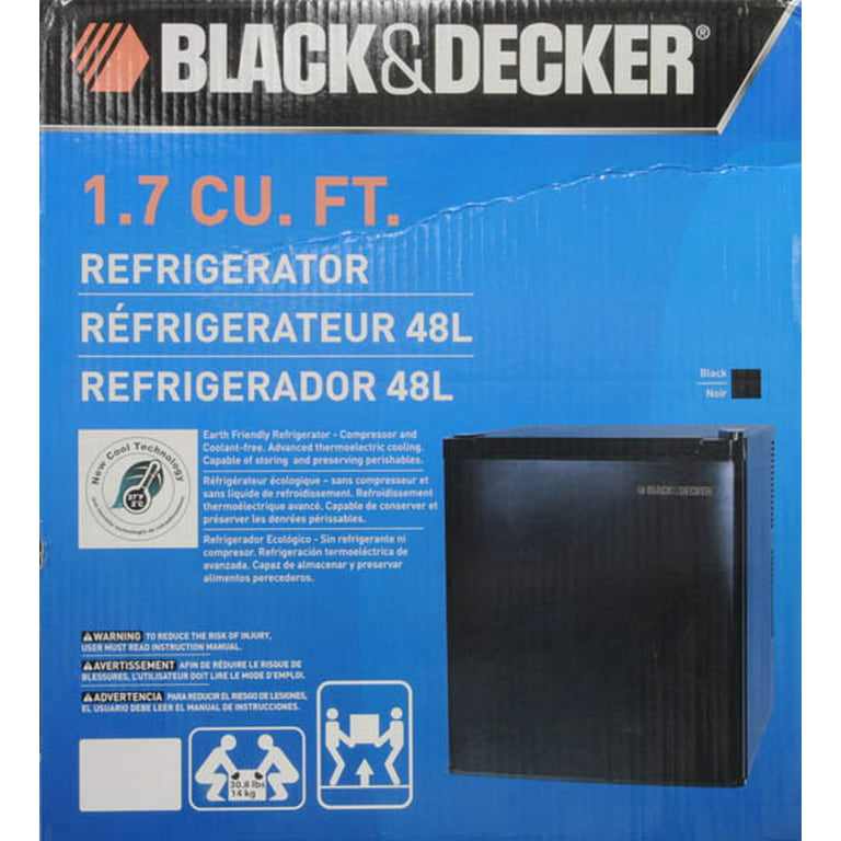 Black & Decker NuCool 1.7 Cu. Ft. Compact Mini Fridge