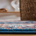 thumbnail image 4 of SAFAVIEH Kashan Laura Bordered Runner Rug, Blue/Ivory, 2'6" x 8', 4 of 8