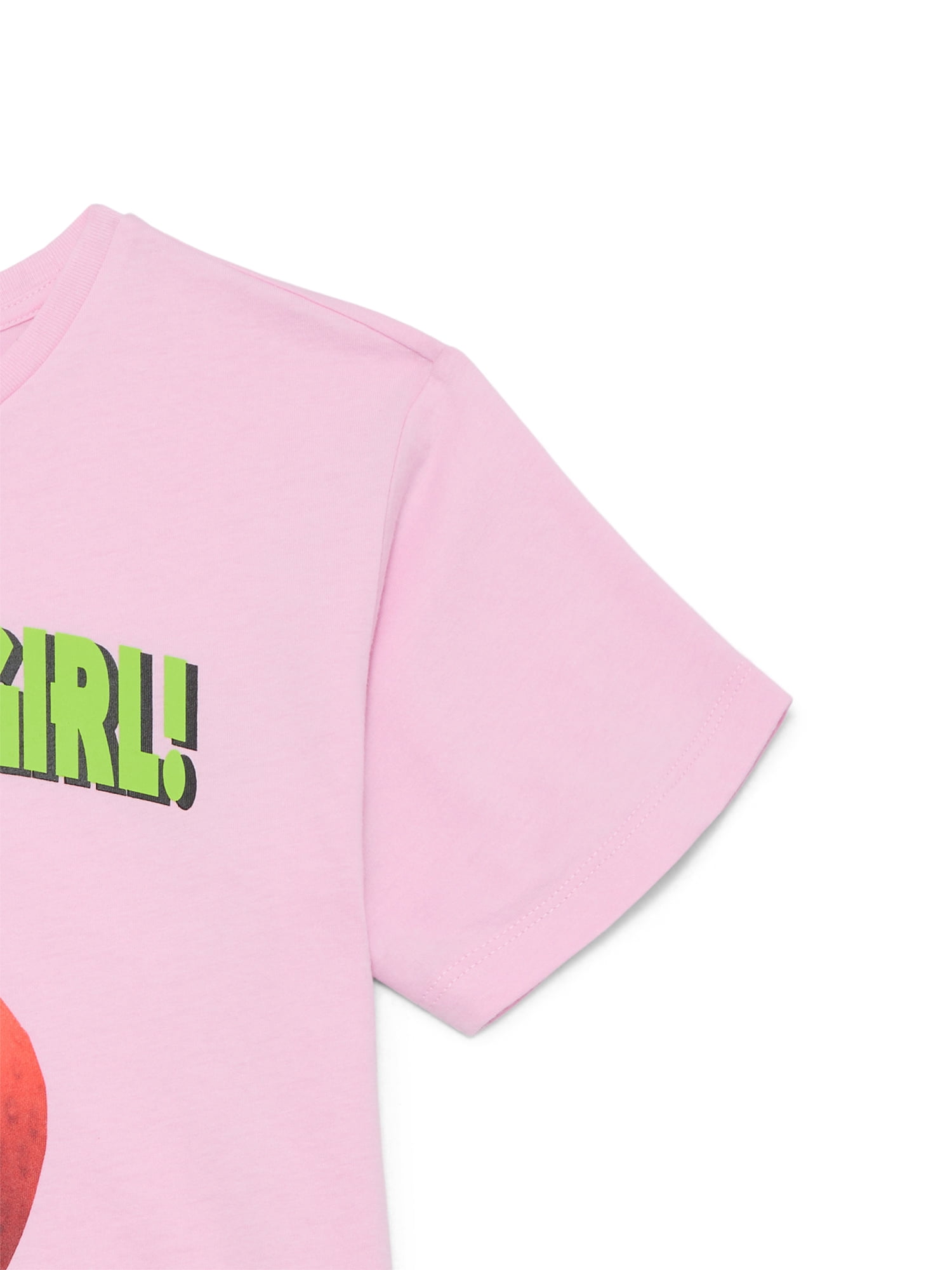 Grow a Garden Girls You Grow Girl Graphic Tee with Short Sleeves, Sizes 4-16