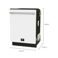 thumbnail image 3 of Forno Romano Espresso 24-Inch Built-In Dishwasher, White Finish, Stainless Steel Tub, 49 dBA, Energy Star Certified, 3 of 6