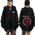 thumbnail image 3 of Sudadera con capucha de Rock Band My Chemical Romance Mcr Dead para hombre, sudadera con cremallera negra, Punk Emo, abrigos Vintage de moda, 3 of 5