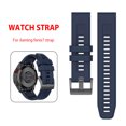 thumbnail image 4 of Correa de muñeca de silicona para correa de reloj Garmin Fenix ​​7 de 22 mm (azul marino) WDOplteas Para estrenar, 4 of 9