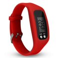 thumbnail image 1 of Reloj podómetro con contador de pasos y pantalla LCD, rastreador de actividad física para caminar, color rojo, 1 of 1