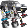 thumbnail image 1 of Bombillas para auto AWALITED 4Runner 2010-2020 altas, bajas y antiniebla 6000K, 1 of 6