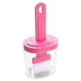 thumbnail image 2 of Silicone Oil Brush with Bottle, Heat Resistant Basting Brush for Cooking Baking Grilling BBQ, Refillable Oil Dispenser Brush with Leakproof Container, Kitchen Gadget, Picnic and Barbecue Use, Pink, 2 of 8