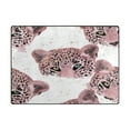 thumbnail image 2 of BZSMCE Vintage Area Rugs Pink Leopard Creative Area For Home, 2 of 7
