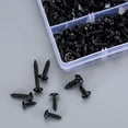 thumbnail image 3 of Tête de Gaufrette avec Rondelle, Vis Résistantes à la Corrosion, Kit d'Assortiment en Acier au Carbone de Haute Qualité, Vis en Acier Inoxydable pour Projets Extérieurs et Intérieurs (350), 3 of 5