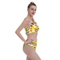 thumbnail image 4 of Daiia Funny Construction Vehicles printed 2 piece Swimsuit Bikinis for Women High Waisted Racerback Bathing Suits Summer Tummy Control Scoop Neck Swimwear-Medium, 4 of 8