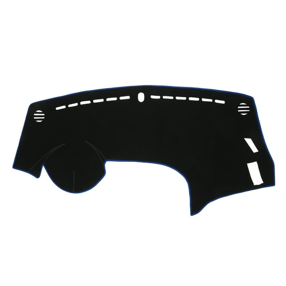 Unique Bargains Dash Cover Car Center Console Non-Slip Dash Board Mat for Kia Forte 2014-2018 Polyester Black Blue 1Pc