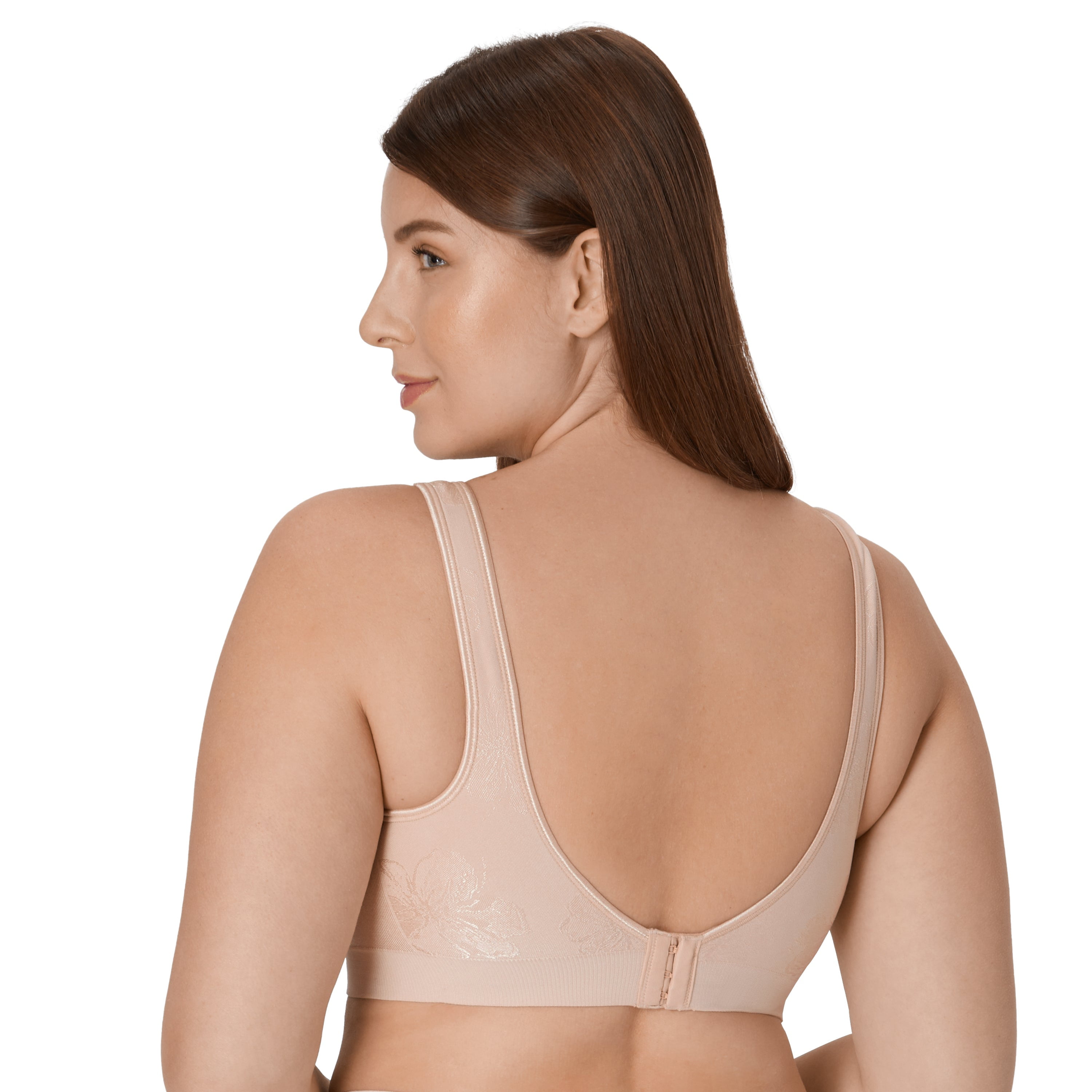 Women's Bali 3488 Comfort Revolution Shaping Wirefree Bra (Almond Tropic 3X)