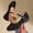 Black, variant on Women's Mary Jane Wedge Shoes One Strap Shallow Mouth Loafers Moccasins Polyester Blend Solid Color Casual Fashion Comfortable Walking Driving Shoes