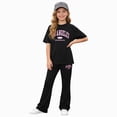 thumbnail image 3 of Paguaki Teen Girls Spring Fall Summer Clothes 2 Outfit Set Short Sleeve Top And Slim Fit Trousers Tween Girl School Clothing Set Size 8-12Y, 3 of 9