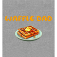 thumbnail image 2 of Waffle Dad Dad Jokes for Father's Day Men's Heather Gray Crew Neck Short Sleeve Tee-Medium, 2 of 2