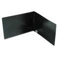 Oxford Pressboard Report Cover, Prong Clip, 3" Capacity, Black