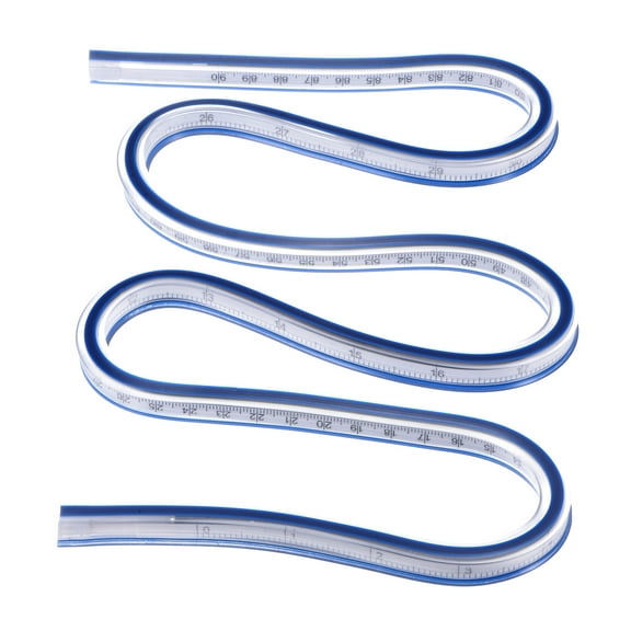 Uxcell 36" 90cm Curve Flexible Ruler for Engineering Drawing Garment Design