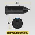 thumbnail image 5 of Scosche CPDCC40M-SP PowerVolt 40W Certified USB-C Dual Port Power Delivery Cigarette Lighter Adapter, 5 of 5