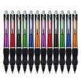 thumbnail image 1 of MiSiBao Bolígrafos retráctiles de tinta negra, bolígrafo de trabajo de punta media de 1 mm, escritura suave para hombres, mujeres, negocios de oficina (12 unidades + 4 recambios), 1 of 8