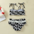 thumbnail image 2 of Odeerbi 0-3 Años Traje de Baño de Verano Con Bikini de Tiras Para Niñas Traje de Baño Hawaiano Con Encaje Traje de Baño Split, 2 of 8