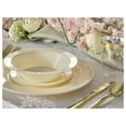 thumbnail image 4 of " OCCASIONS " 60 Plates Pack, Heavyweight Disposable Wedding Party Plastic Plates (10.5'' Dinner Plate, Plain Ivory), 4 of 6