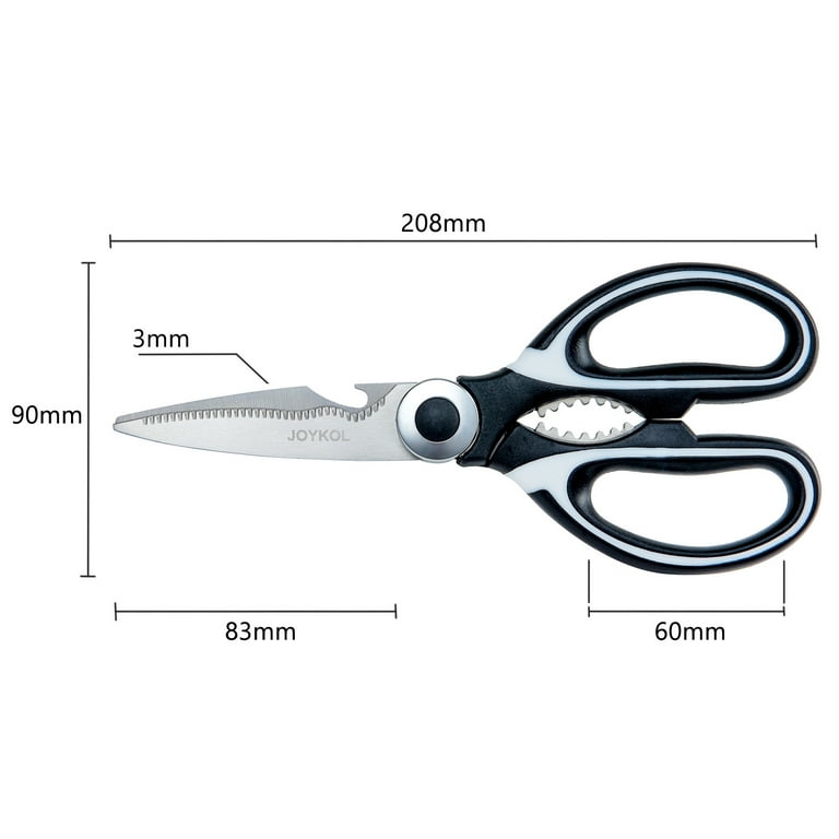 Multipurpose Kitchen Scissors, Stainless Steel Heavy Duty Meat Scissors