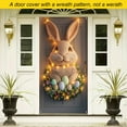 thumbnail image 7 of Door Covers Decorative Door Decor Easter Egg Decor For Front Door Easter Signs For Home Decor Easter Wall Decorations Indoor, 70.87x35.43in, 7 of 7