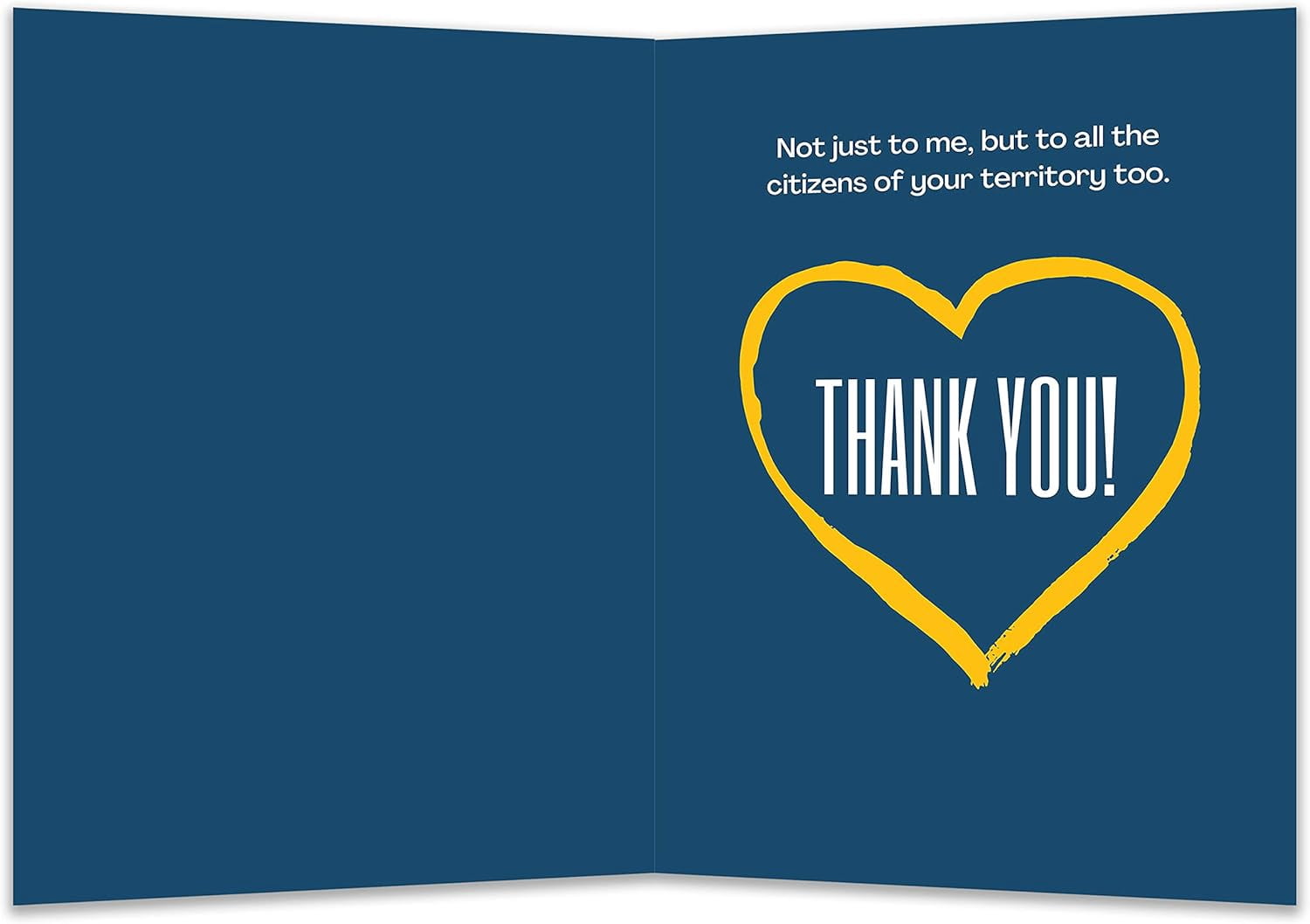 Police Appreciation Card | Thank You Police Appreciation Card (Pack of 25)