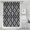 Black Geometric Diamond-3, variant on Black Geometric Diamond Striped Pattern Shower Curtain 36"x72" ,Bathroom Decorative Shower Curtains Set with 12 Hooks,Modern Waterproof Washable Shower Curtain