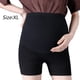 thumbnail image 2 of Las mujeres embarazadas sin costuras previenen los rasguños en los muslos, pantalones de tres piezas con soporte abdominal,negro,XL, 2 of 5