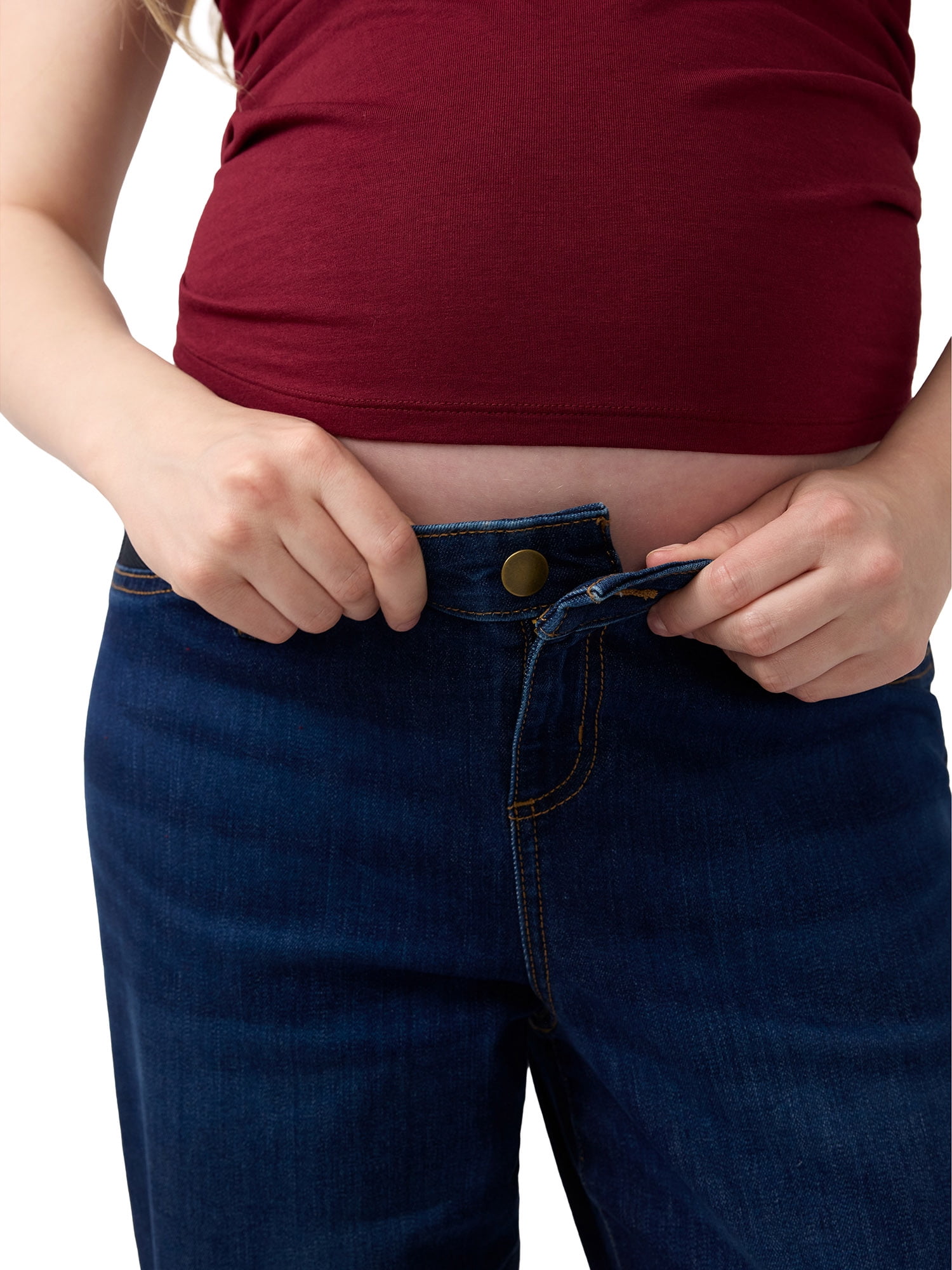 Ingrid & Isabel For Every Belly Women's Maternity Under The Belly Denim Jeans, Sizes S-XXL