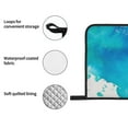 thumbnail image 6 of YFYANG Oven Mitts and Pot Holders Sets 4 Pieces, Non-Slip Heat Resistant Blue Watercolor Art Kitchen Glove Pot Mat for Cooking and Baking, 6 of 8