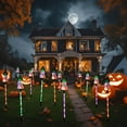 thumbnail image 5 of Halloween Decorations Outdoor Solar Pumpkin Witch Garden Stake Lights,Solar Halloween Lights Waterproof for Outside Home Patio Yard Pathway Grave Lawn Porch Party Decor, 5 of 6