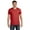 VINTAGE RED, variant on Hanes Adult 4.5 oz., 100% Ringspun Cotton nano-T V-Neck T-Shirt - 498V