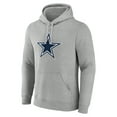 thumbnail image 2 of Men's Fanatics Heather Gray Dallas Cowboys Deliver Fleece Pullover Hoodie, 2 of 3