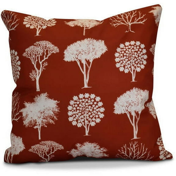Simply Daisy 16" x 16" Field of Trees Floral Print Pillow