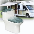 thumbnail image 5 of HELLHERO Forest Trees Comfortable and Practical for Gift Elastic Bottom Toilet Covers Set Universal Stretch Reusable, 5 of 7