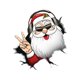 thumbnail image 1 of EZLIFE Pegatinas de Papá Noel para cristales de coche, autoadhesivas, pegatinas de Papá Noel para cristales de coche, T8X H1C9, 1 of 7